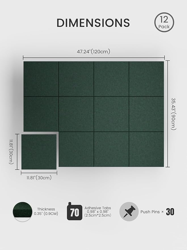 Bumusty Large Cork Board 48" x 36" Alternative - Image 2