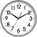 AKCISOT Wall Clock 10 Inch Silent Non-Ticking Modern Clocks Battery Operated by Akcisot