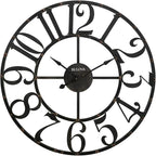Bulova C4821 Oversize Gabriel Wall Clock, Rustic Brown by BulovaCorporation
