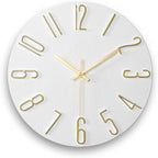 Wall Clock, Silent Clock, Wall Clocks Battery Operated， 12 inch Modern Wall by Fapugh