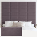 IFNOW Wall Mounted Upholstered Headboard Full, 3D Peel and Stick Soundproof by IFNOW