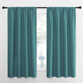 NICETOWN Window Curtains for Bedroom, Sea Teal, 2 Panels, W42 x L48 -Inch by NICETOWN