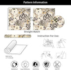 18"x236" Boho Cream/Brown Daisy Flower Peel and Stick Self Adhesive Wallpaper - Image 7