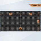 PBHEPJ 4 Pcs Metal Pegboard Panels, Heavy Duty Peg Boards - Image 4