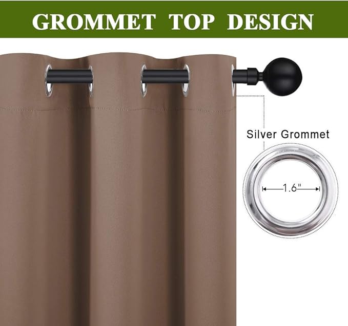 NICETOWN Wall Dividers for Rooms, Room Divider Curtain Screen Partition - Image 2