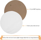 YCHMIR 11.8-inch Small Round Wall Mirror - Image 5