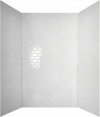 From Plain To Beautiful In Hours 133-WT-SUB-KIT Subway Tub and Shower Wall by DecorativeCeilingTiles