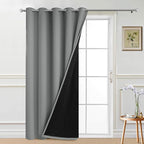 Yakamok 100% Blackout Lined Panels, Thermal Insulated Blackout Curtains by Yakamok