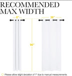 NICETOWN Solid Window Curtain Panels, 42 x 90 - Image 6