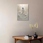 Abstract Jesus Walking on Water Canvas Wall Art Christian Spiritual Wall Decor - Image 7