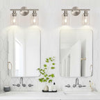 Zarbitta 2-Light Bathroom Light Fixtures, Brushed Nickel Vanity Light, Modern - Image 7