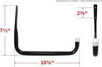 Shepherd Hardware 8091E Heavy Duty Steel 10-Inch Garage Storage Utility Hooks - Image 4