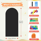 Magnetic Wall Decal for Kids 39.3x17.5 Inches Black Magnetic Wall Decal Arch - Image 2