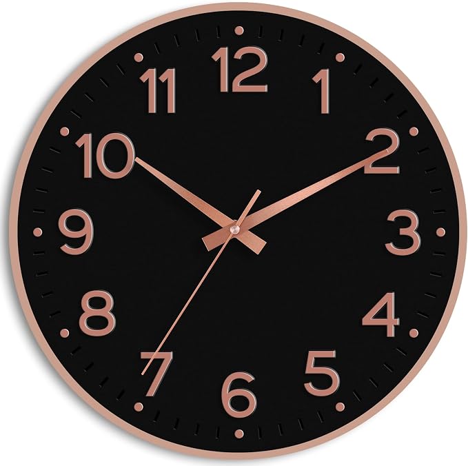 Roymnie Wall Clock 10 Inch Silent Wall Clocks Battery Operated-Modern Non by Unknown