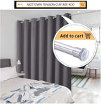 NICETOWN Patio Door Curtain Sound Blocking, Bedroom Privacy Room Divider - Image 7