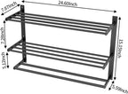 Towel Racks for Bathroom Wall Mounted 24", 3 Tier Bathroom Towel Shelf - Image 5