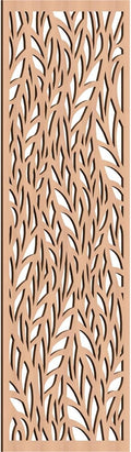Ortonville Decorative Pierced Fretwork Wood Wall Panels, 21 3/8"W x 54 3/8"H x by EkenaMillwork
