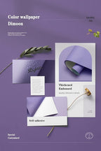 Dimoon 236''x17.7'' Purple Peel and Stick Wallpaper Contact Paper Modern Self - Image 4