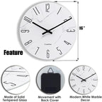 Crosstime 16 Inch Wall Clock - Image 3