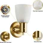 EJIAXIN Wall Sconces Set of 2, Modern Wall Light Fixtures - Image 7