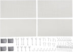 Amazon Basics Rectangular Metal Pegboard Wall Organizer, Tool Storage - Image 4