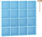 C&AHOME Cube Storage Organizer, 16-Cube Shelves Units, Plastic Storage Cubes by CAHOME