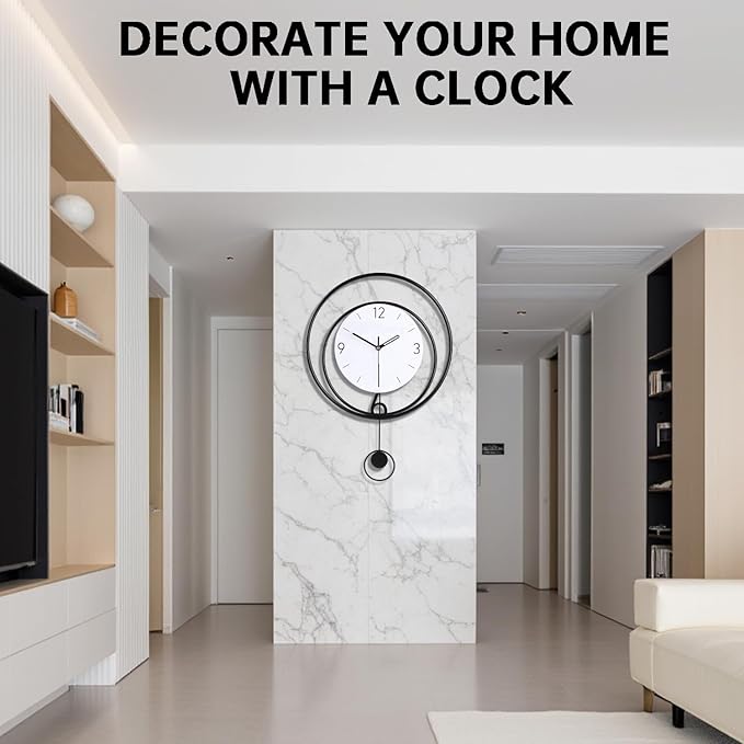 Dankeit Decorative Wall Clock, Silent Non-Ticking Quality Quartz Movement - Image 5