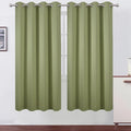 LEMOMO Sage Green Thermal Blackout Curtains/52 x 72 Inch/Set of 2 Panels Room by Lemomo