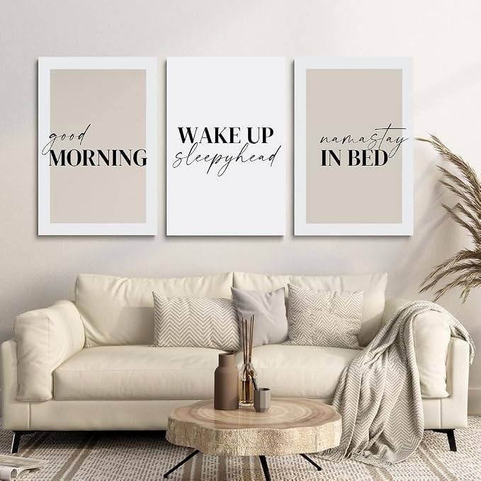 GUBIYU Prints Set of 3, Above-Bed Decor - Image 2
