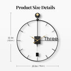 Cuspin 30 inch Large Wall Clocks Battery Operated Wall Clock - Image 5