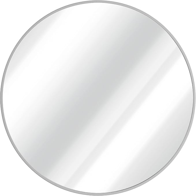 HBCY Creations Medium Round Mirror, Living Room and More, Modern Minimalist - Image 4