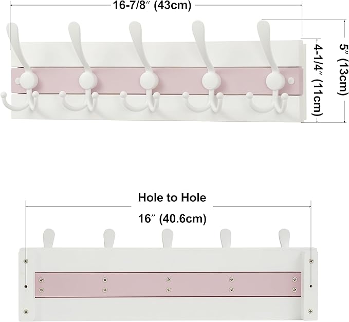 SKOLOO Coastal Wall Mounted Coat Rack - Image 6