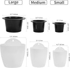 4 Inch Self Watering Hanging Planters, Wall Mounted Plant Pots - Image 7