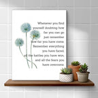 Motivational Quotes Wall Art Decor, Inspirational Graduation Decor Gift - Image 4