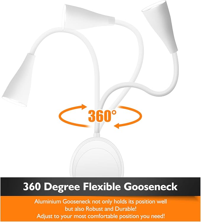 SANKEDOU LED Wall Mounted Reading Light, Book Light - Image 5