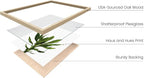 HAUS AND HUES Plant Photo Set of 4-16x20 Framed Beige - Image 2
