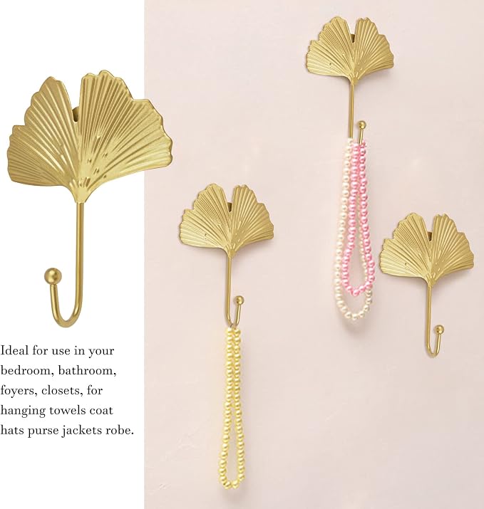 MOROBOR Decorative Leaves Iron Hooks - Image 5