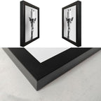 Framed Funny Bathroom Wall Art Giraffe - Image 3