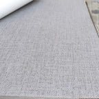 Fabric Peel and Stick Wallpaper Gray Faux Grasscloth Wallpaper Self-Adhesive - Image 7