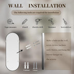 Oval Full Length Mirror, Ultra-Clear Explosion-Proof Dressing Mirror, Simple - Image 9