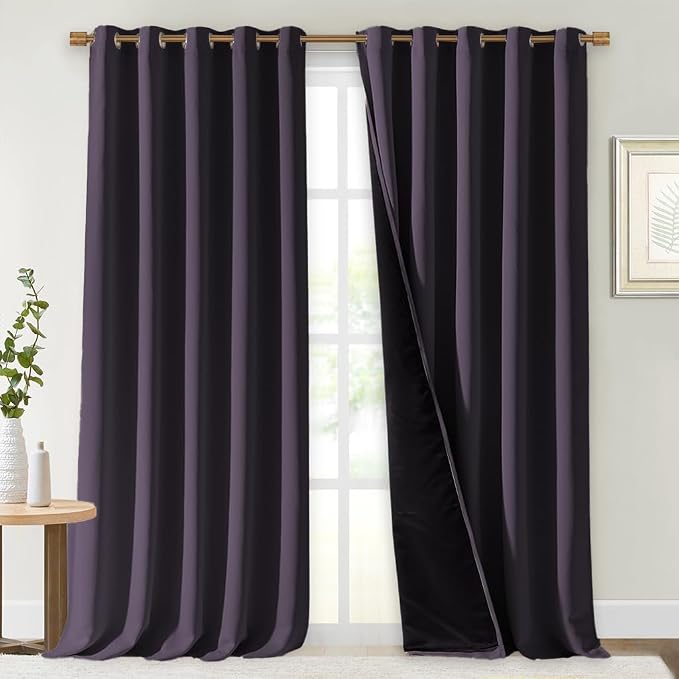 NICETOWN Full Shading Curtains for Windows, 70 inches W x 95 inches L, Super by NICETOWN