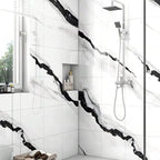 Chejiaye 10pcs Marble Peel and Stick Backsplash Waterproof Washroom Wall Panels - Image 2