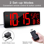 XREXS Large Digital Wall Clock - Image 5