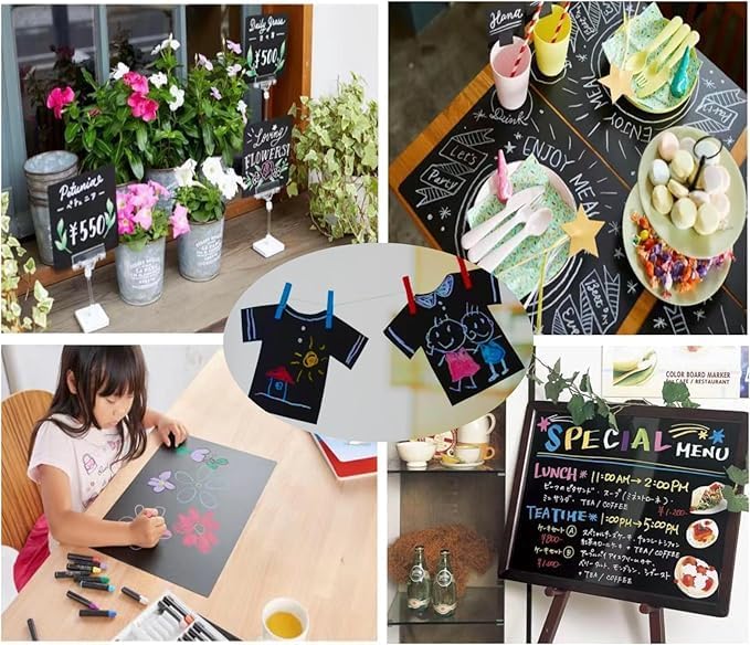 Chalk Board Contact Paper with Adhesive, Wallpaper Sheets - Image 7