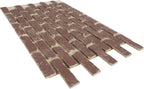 EverStone Aged Brick Faux Brick Panel, 46 7/8"W x 27"H x 1 1/4"D, Old Town Color - Image 6