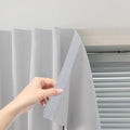 Thermal Blackout Curtains with Self-Adhesive Tape, No Rod No Drill Easy Install by Sovtfides