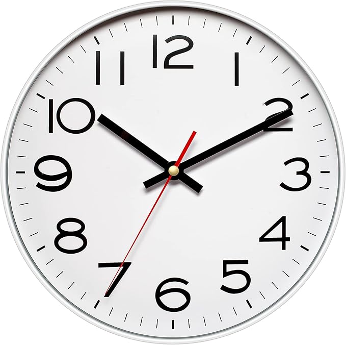 NUOVO 16 Inch Wall Clock Number Quartz Decorative Wall Clock Quiet Wall Clocks by Unknown