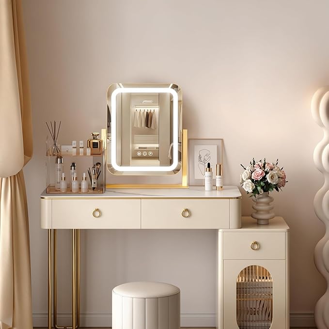 Ratsamee Gold Vanity Mirror - Image 3