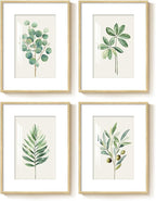 Framed Minimalist Sage Green Botanical Wall Art - Image 8