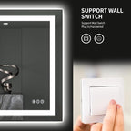 LOAAO 40"X38" LED Bathroom Mirror - Image 7